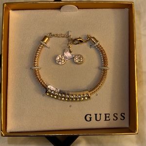 Guess 3 piece Rose Gold Jewelry Set